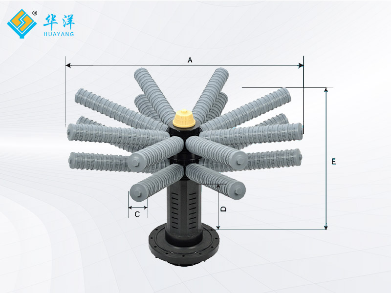 十六爪過(guò)濾型側(cè)裝下布水器